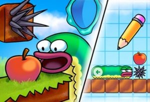 Apple Worm Puzzle Quest