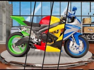 Elevated Ramp Bike Race