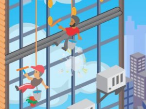 Window Cleaners Online Arcade Game