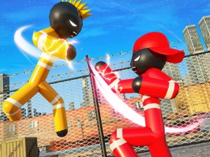 Stickman Officer Street Action