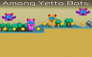 Among Yetto Bots: Sci-Fi Platformer Online Arcade Game