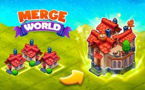 Merge Worlds: Fantasy Builder Online Puzzle Game