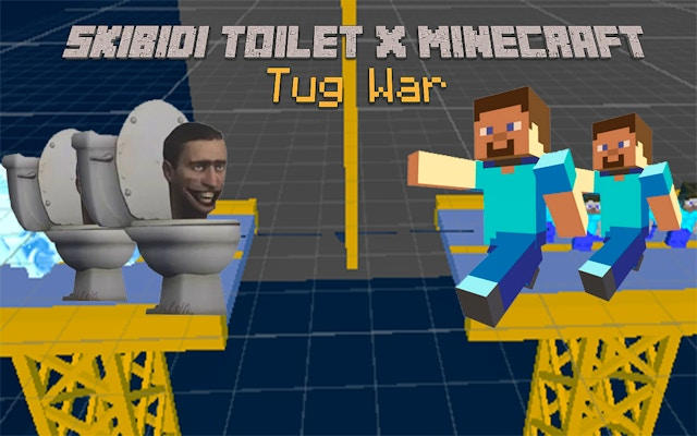 Skibidi Toilet X Projectilecraft Tug War Game
