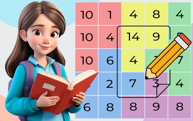 Sum Challenge: Number Grid Puzzle Game