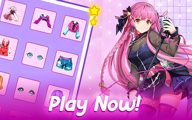 Anime Dress Up Moe Girl Games - Magic Princess Stylist