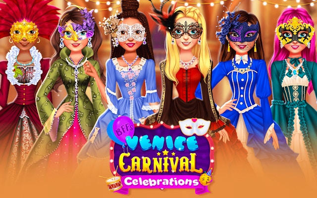 BFFs Venice Carnival Celebrations - Dress Up Game