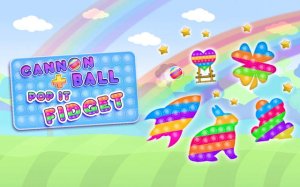 Cannon Ball & Pop It Fidget Puzzle Game Online - Arcade Puzzle Game