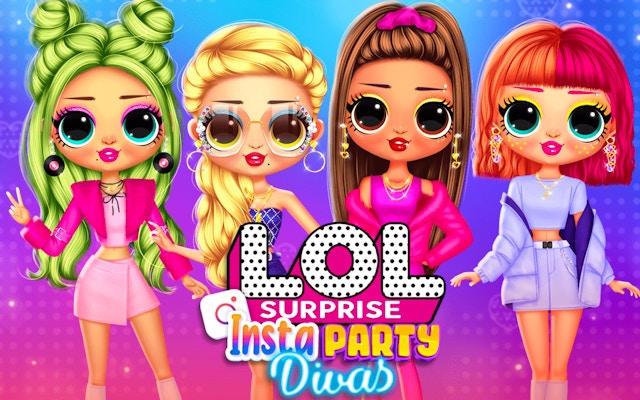LOL Surprise Insta Party Divas Fashion Game