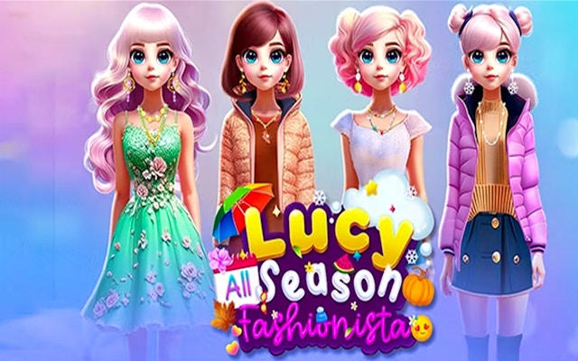 Lucy All Season Fashionista Dress Up Game