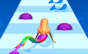 Mermaid's Tail Rush: Parkour Adventure Online Arcade Game