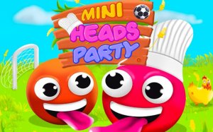 Mini Heads Party: 5 Funny Mini Games Online Arcade Game