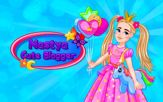 Nastya Cute Blogger: Makeup & Fashion Game
