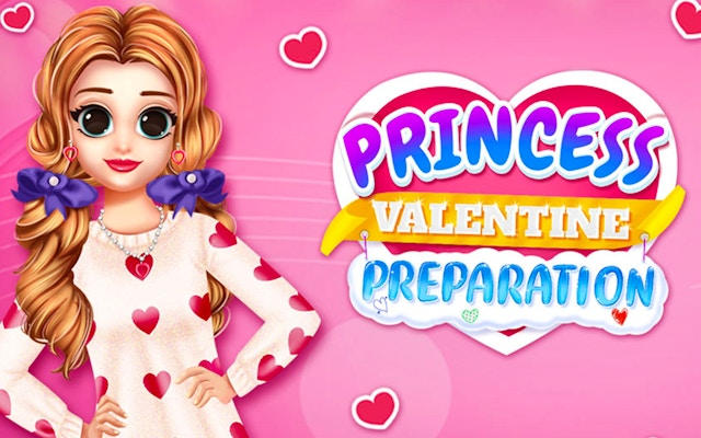 Princess Valentine Preparation: Dress Up & Card Maker