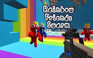 Rainbow Friends Swarm - Colorful Shooting Game