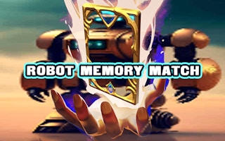 Robot Memory Match Puzzle Game