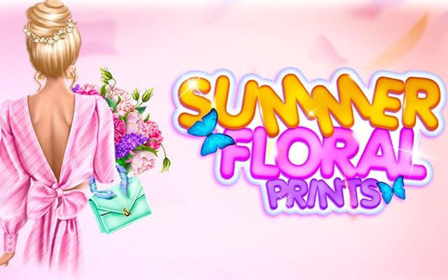Summer Floral Prints Dress Up Game