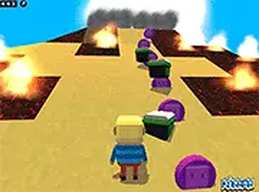 Lava Leap Parkour Challenge