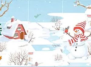 Winter Tile Puzzle Challenge