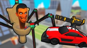 Cars vs Skibidi Toilet Action Racing Game Online - Arcade Game